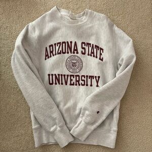 Champion White Sweatshirt - Small